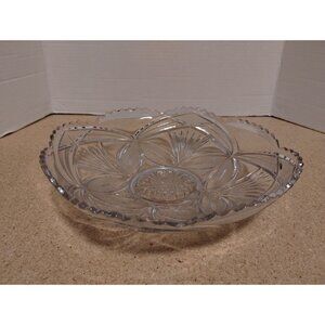 Beautiful Lady Bryce EAPG Antique 10" Sawtooth Edged Fruit Bowl Centerpiece